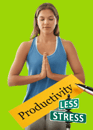 A mystery shopper practicing yoga.
